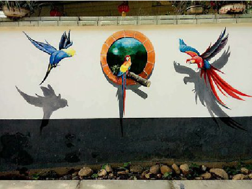 德江视觉错位-3D墙绘设计