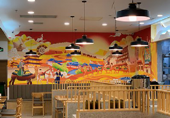 德江商业空间彩绘介绍。