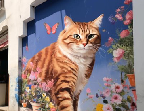 德江自己绘制有个性的手绘墙