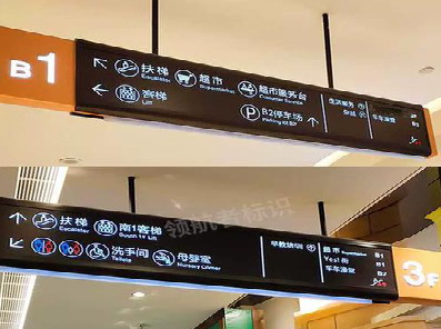 德江如何通过商场标识牌引导客流分布？